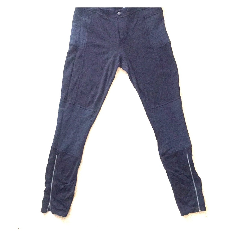 Athleta Trailsetter Moto Pants/Leggings, Black